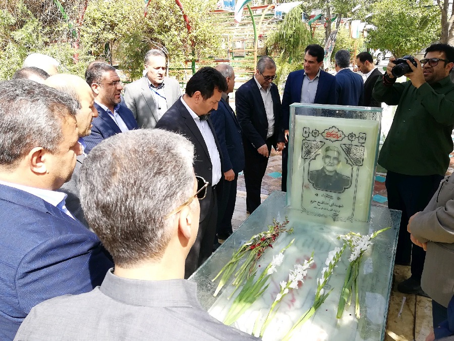 مراسم تجدید میثاق با شهید مدافع حرم سردار اسکندری
