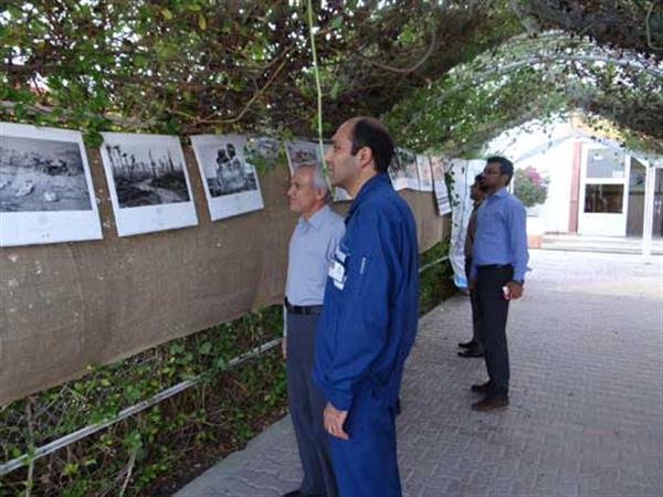 برگزاری نمایشگاه عکس  هفته دفاع مقدس در منطقه عملیاتی پارسیان